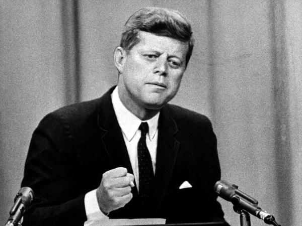 US-Präsident John F. Kennedy war entschieden, das Wettrennen ums Weltall für sein Land zu gewinnen.
