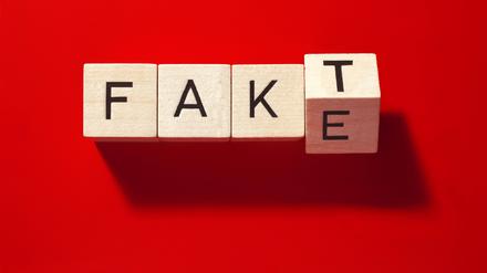Fakt oder Fake, Symbolbild fuer Fake News und alternative Fakten fact or fake, symbol for fake news and alternative facts BLWS610495 Copyright: xblickwinkel/S.xZiesex 