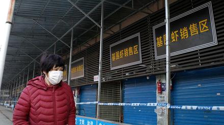 War der Fischmarkt in Wuhan, der im Januar von den Behörden geschlossen wurde, der Ort, an dem Sars-CoV-2 auf den Menschen übersprang? Das zu untersuchen schickt die WHO jetzt ein Forscherteam ins Land.
