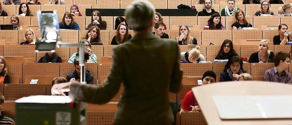Frau als Ausnahme. Noch 78 Prozent der Professuren sind in Deutschland von Männern besetzt. 