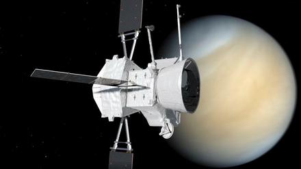 Die Esa-Sonde "BepiColombo" ist auf ihrem Weg zum Merkur wie geplant an der Venus vorbeigeflogen, hat Bilder aufgenommen und Daten über den Planeten gesammelt. 