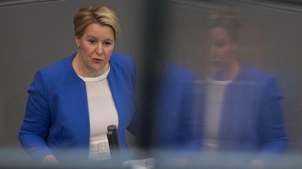 Genießt eine Sonderbehandlung: Bundesfamilienministerin Franziska Giffey (SPD).