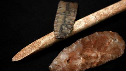 Für Steinwerkzeuge dieser Art ist die Clovis-Kultur in Nordamerika bekannt. 
