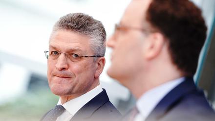 RKI-Chef Lothar Wieler (l.) und Gesundheitsminister Jens Spahn (CDU).