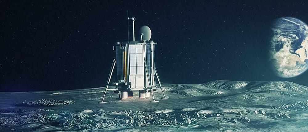 Am Ziel. 2014 soll ein Roboter am Südpol des Mondes aufsetzen und bis zu 100 Meter tief bohren. 