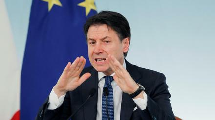 Italiens Ministerpräsident Giuseppe Conte appelliert an seine Landsleute.