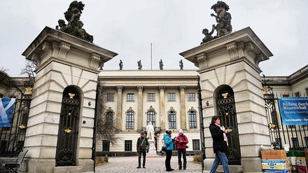 Die Humboldt-Universität Unter den Linden in Berlin.