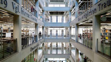 Ein Blick in die Bibliothek der Technischen Universität Berlin.