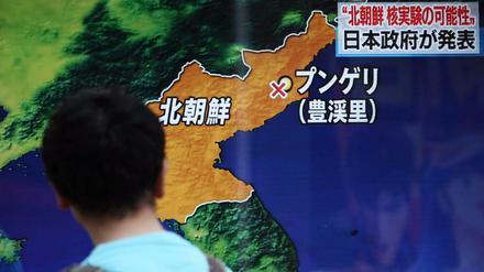 Auch Anfang September löste ein Erdbeben in Nordkorea Befürchtungen über einen möglichen neuen nordkoreanischen Atomtest aus. 