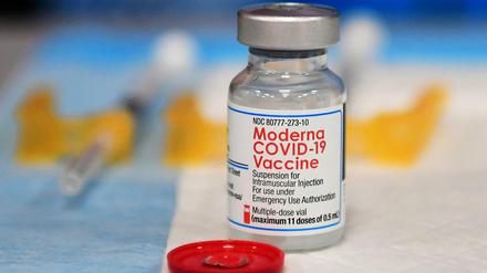 Moderna ist zufrieden mit seinem angepassten Impfstoff.