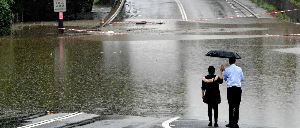 Überschwemmungen zählen neben Hitzewellen und Dürren unter anderem zu den Risiken, die durch den Klimawandel zunehmen.