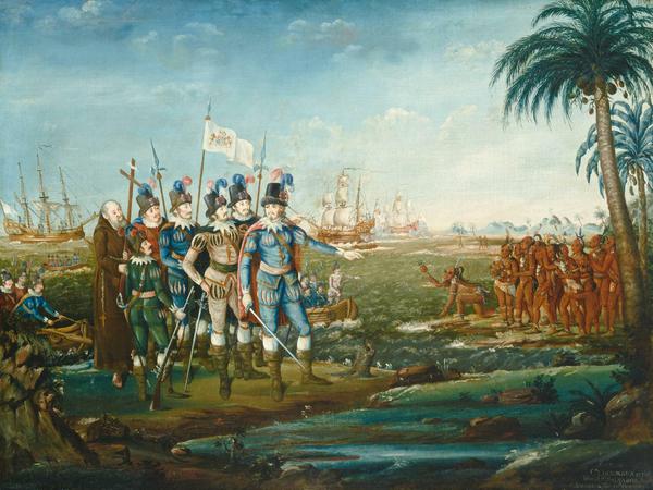 Am 12. Oktober 1492 landeten Kolumbus und seine Crew auf San Salvador. 