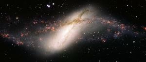 Heller Kringel. Eine Aufnahme der Ringgalaxie NGC 660 aus dem Jahr 2012. 