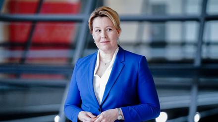 Franziska Giffey, Familienministerin und Spitzenkandidatin der Berliner SPD für die Abgeordnetenhaus.