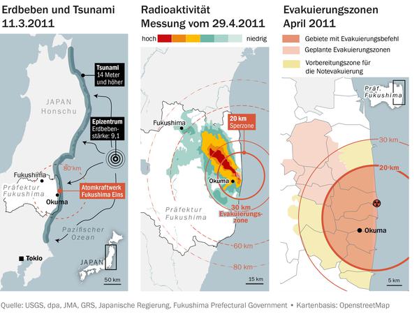 Die Katastrophe von Fukushima.