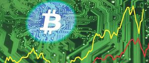 Höhenflug ohne Ende? Die virtuelle Währung Bitcoin ist auch ein lohnendes Forschungsprojekt. Doch wie funktioniert das Netzwerk dahinter?