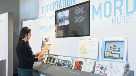Dauerausstellung in der Gedenk- und Bildungsstätte Haus der Wannsee-Konferenz.