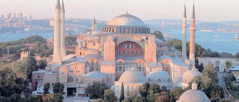 Das letzte große Bauwerk der Spätantike. Die Hagia Sophia in Istanbul. 