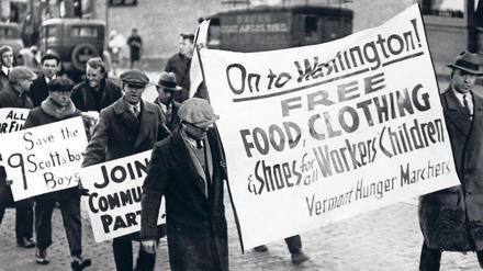 Weltwirtschaftskrise 1929. Die Kapitalismuskritik führte damals in Deutschland auch zu Antisemitismus, sagt Kocka.Foto: akg