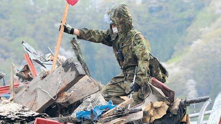 Otsuchi, Japan, im Mai. Die Kieler Forschungsstelle befasst sich mit der Rolle von Menschen in Katastrophen. Foto: AFP