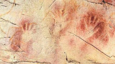 Hand drauf. Diese Zeichnungen in der El-Castillo-Höhle sind mindestens 40 800 Jahre alt. 