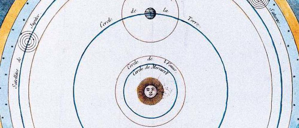Alt und neu. Nicht die Sonne dreht sich um die Erde, sondern die Erde um die Sonne, sagte Kopernikus.