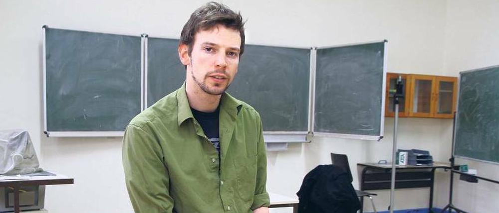 Fließend Arabisch. Der „Teach-First-Fellow“ Philipp Dehne in seiner Kreuzberger Schule kennt die Kultur seiner Schüler. 