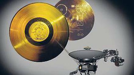 Himmlische Musik. Die Datenträger, die die Voyager mit sich führen, enthalten auch Werke von Bach bis Chuck Berry.