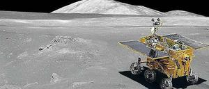 Hase mit sechs Rädern, Solarpaneele und Atombatterie. Am Sonnabend soll die chinesische Sonde „Chang’e 3“ auf dem Mond landen und einen Roboter namens „Yutu“ (Jadehase) auf Erkundungsreise schicken. 