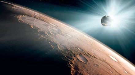 Knapp vorbei. Kometen wie Siding Spring haben auch die Entwicklung des jungen Mars maßgeblich beeinflusst.
