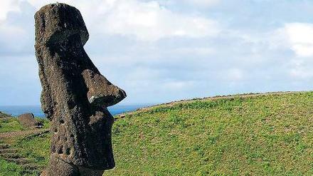 Das ursprünglich wohl aus Polynesien stammende Volk der Rapa Nui schuf die Moai, die riesigen Steinköpfe auf der Osterinsel.