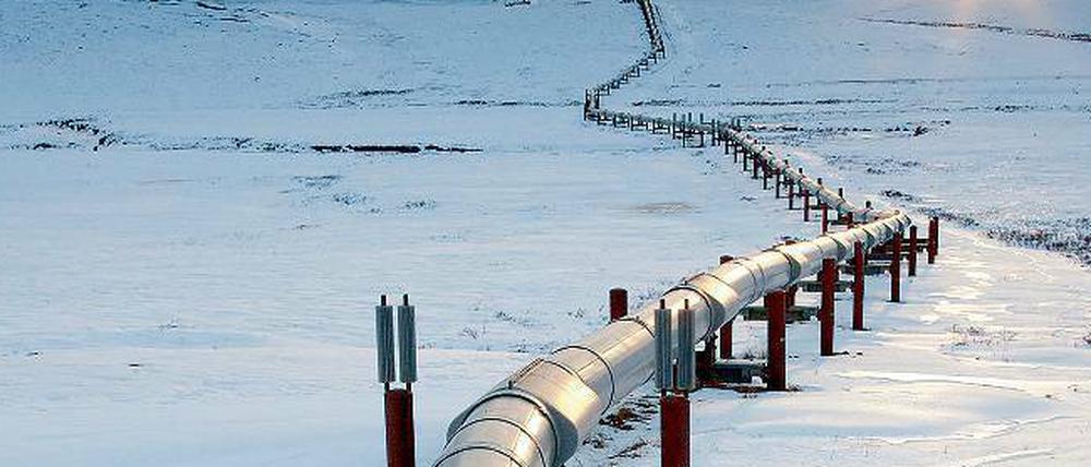 Pipeline in der Arktis