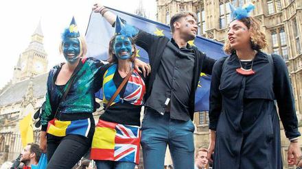 Gemeinsam stark. Viele Studierende votierten gegen den Brexit. Dabei gehen junge Briten seltener ins Ausland als EU-Studierende. Foto: dpa