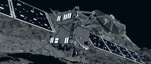 Ende einer Dienstreise. Die Sonde „Rosetta“ soll auf dem Kometen hart aufsetzen.