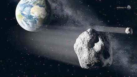 Kurs auf die Erde? Sorgen machen den Foschern vor allem noch unentdeckte Asteroiden mit einem Durchmesser unter einem Kilometer.