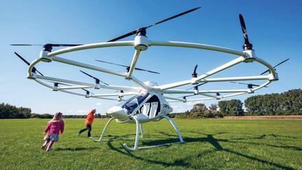 Der Volocopter kann senkrecht starten und landen. 2018 soll er zugelassen werden. 