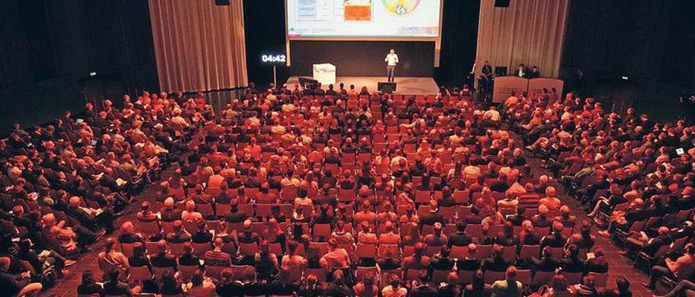 Lebhafte Wissenschaft. Mehr als 800 Teilnehmer diskutierten am Dienstag im Berliner Kosmos-Kino bei der "Future Medicine"-Konferenz über Ideen für die Medizin der Zukunft. 