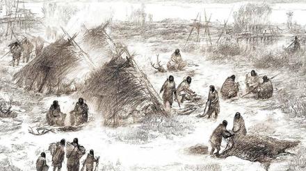 Die wahren Pilgrims. Die ersten Amerikaner („Ur-Beringier“) kamen über die Beringstraße nach Alaska. 