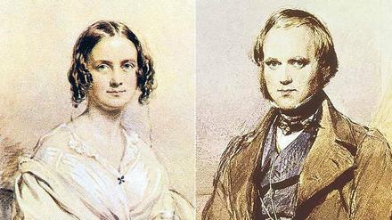 Cousin und Cousine: Charles Darwin machte sich zeitlebens Sorgen, dass sich seine Ehe mit seiner Cousine Emma Wedgwood negativ auf die Gesundheit der Kinder des Paars auswirken könne. Doch das Risiko für Erbkrankheiten erhöht sich nur geringfügig, wie Forscher heute wissen. 