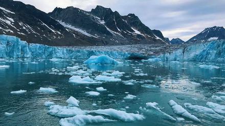 Abschmelzende Gletscher in Grönland.