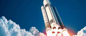 Mondsucht. Das „Space Launch System“ soll Amerikaner auf den Mond bringen. F.: Nasa