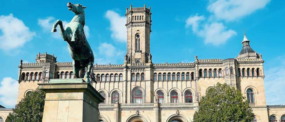Das historische Hauptgebäude der Universität Hannover.