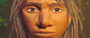 Aus Erbgutinfos haben Forscher ein Bild des Denisova-Menschen rekonstruiert.
