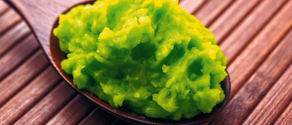 In geringen Mengen gesund, in größeren bedenklich: Wasabi-Paste.
