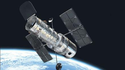 Das Weltraumteleskop Hubble.
