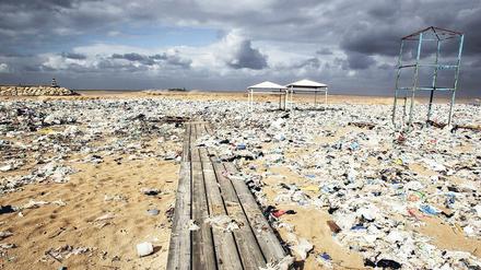 Der Anteil von Kunststoff im Strandmüll steigt. 