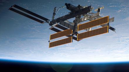 Die Internationale Raumstation (ISS).