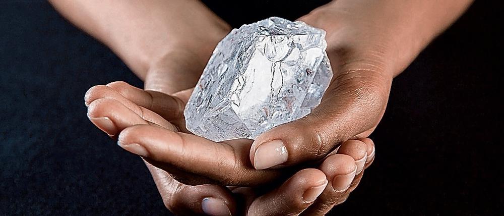 Rares Exemplar. Der "Lesedi la Rona"-Diamant gehört zu den größten, die jemals gefunden wurden.