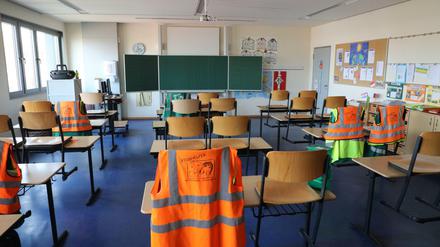 Noch sind die Schulen geschlossen - hier ein Bild aus Thüringen.