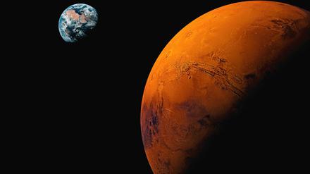 Auf zum Mars. Mehrere Raumfahrtnationen planen unbemannte Missionen zum Roten Planeten. Später sollen auch Astronauten dorthin reisen. 